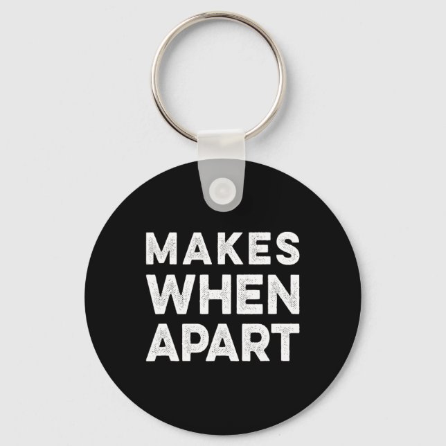 Nothing Sense We’re And Makes When Apart Couples W Key Ring (Front)