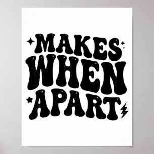 Nothing Sense We’re Funny Retro Quote Design Poster