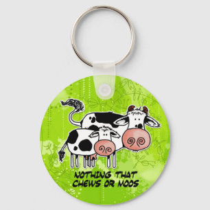 nothing that chews or moos key ring