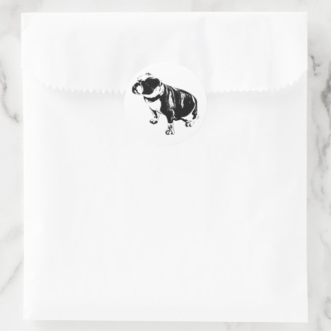 Nothing to Prove Classic Round Sticker (Bag)