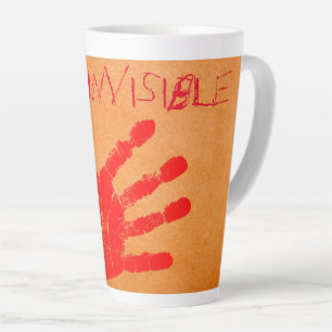 #NotInvisible Latte Mug