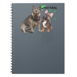 Notizblock französische Bulldoggen Notebook