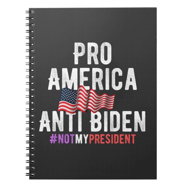 #notmypresident notebook (Front)
