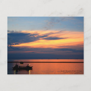 Noto Wajima Port Sunset:Postcard Postcard