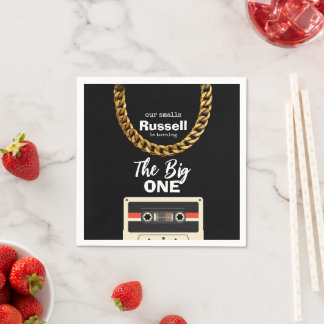 Notorious One 1st Birthday Napkin