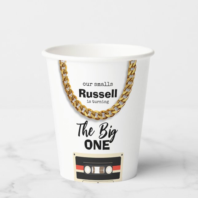 Notorious One 1st Birthday Paper Cups (Front)