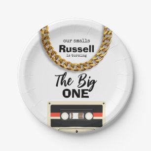 Notorious One 1st Birthday Paper Plate