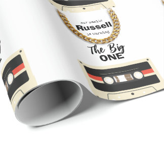 Notorious One 1st Birthday White Wrapping Paper