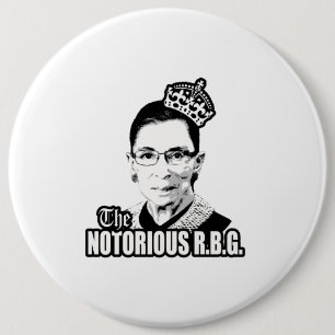 Notorious R.B.G. 6 Cm Round Badge