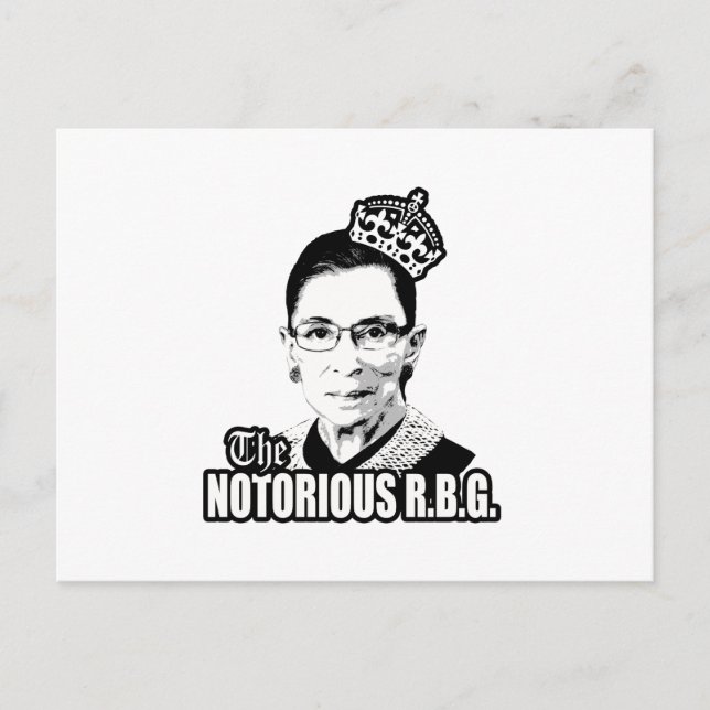 Notorious R.B.G. Postcard (Front)