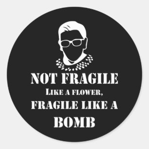 Notorious RBG: A Symbol of Dissent and Strength Classic Round Sticker