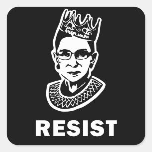 Notorious RBG - Inspired by Her Fight for Equality Square Sticker