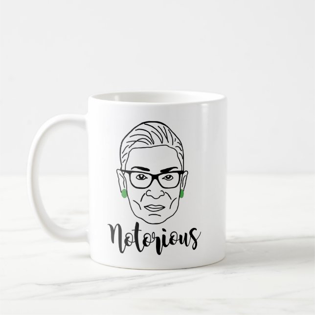 Notorious RBG Mug - Ruth Bader Ginsburg (Left)