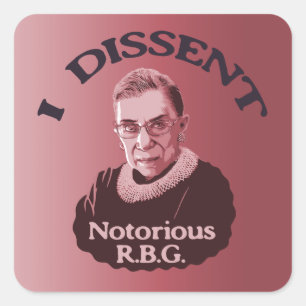 Notorious RBG -p Square Sticker