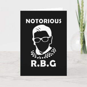 Notorious RBG - Quiet Strength, Bold Impact Card