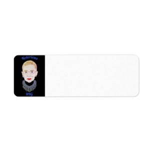 Notorious RBG Return Address Label