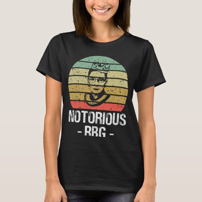 Notorious RBG - RGB Shirt, Ruth Bader Ginsburg T-Shirt (Front)