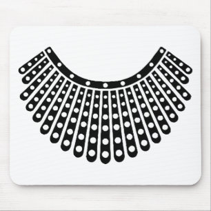 Notorious RBG, Ruth Bader Ginsburg, RBG Collar Mouse Pad