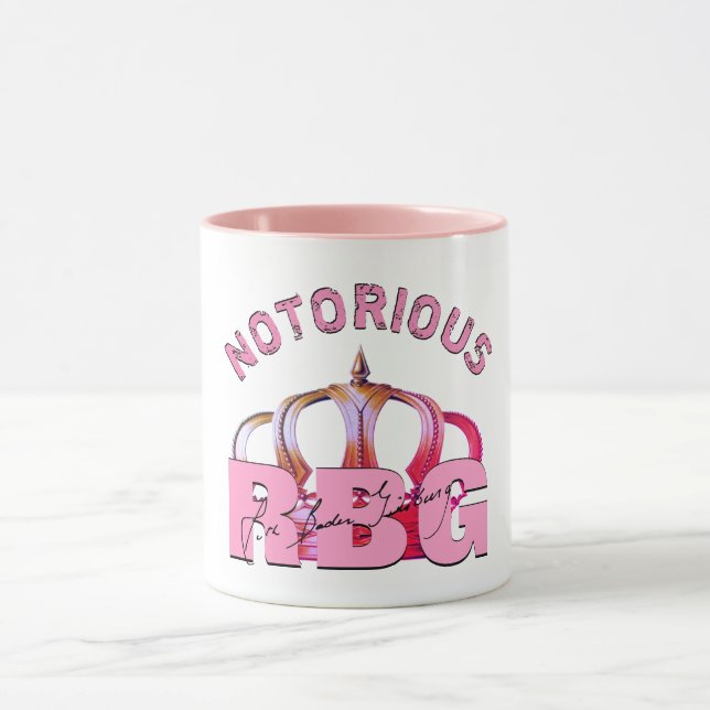 Notorious RBG Ruth Bader Ginsburg Signature Mug (Center)