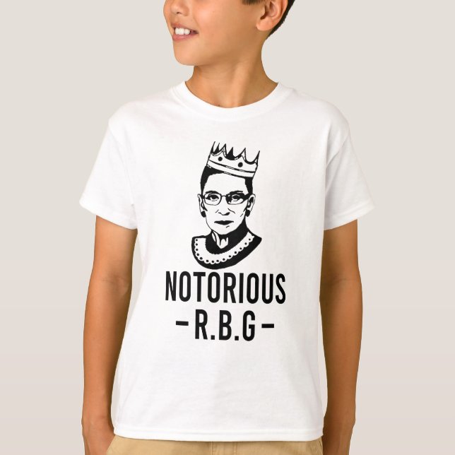 Notorious RBG, Ruth Bader Ginsburg T-Shirt (Front)