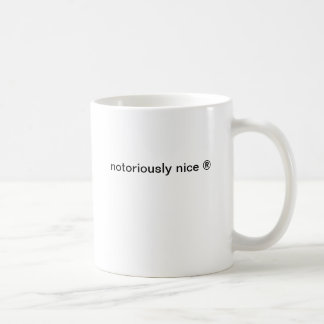 notoriously nice coffee mug