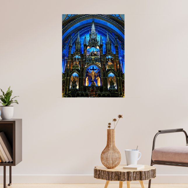 Notre Dame Basilica Altar Poster (Living Room 3)