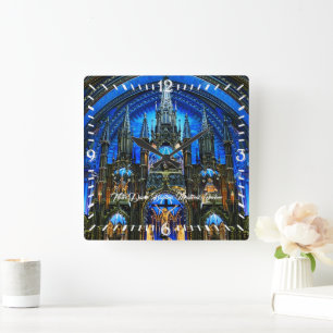 Notre Dame Basilica Altar Square Wall Clock