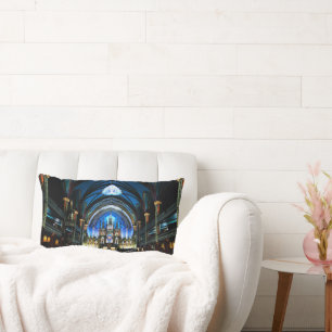 Notre Dame Basilica Lumbar Cushion