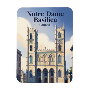 Notre-Dame Basilica Montreal Canada Magnet