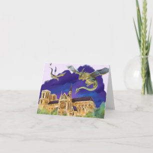 Notre Dame Blank Card  (Various Sizes) 