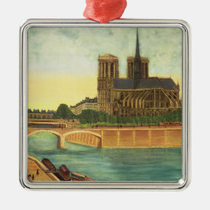 Notre-Dame  c.1933 Metal Tree Decoration