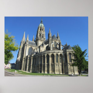 Notre Dame Cathedral, Bayeux, France Poster