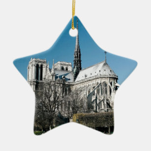 Notre Dame Cathedral Ceramic Ornament