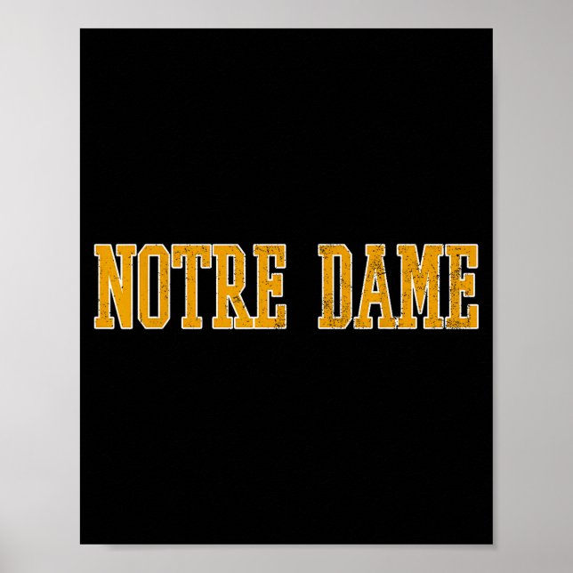 Notre. Dame. Cathedral. Graphic  Poster (Front)
