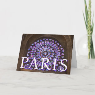 Notre Dame Cathedral   Paris, France   Birthday Card