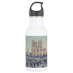 Notre Dame Cathedral Paris France Classic Painting 532 Ml Water Bottle