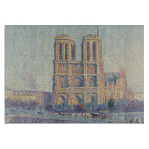 Notre Dame Cathedral Paris France Classic Painting Cutting Board