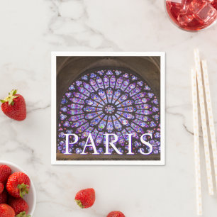Notre Dame Cathedral   Paris, France Napkin