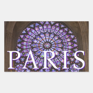 Notre Dame Cathedral   Paris, France Rectangular Sticker