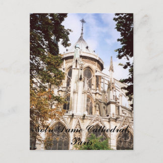 Notre Dame Cathedral, Paris Postcard