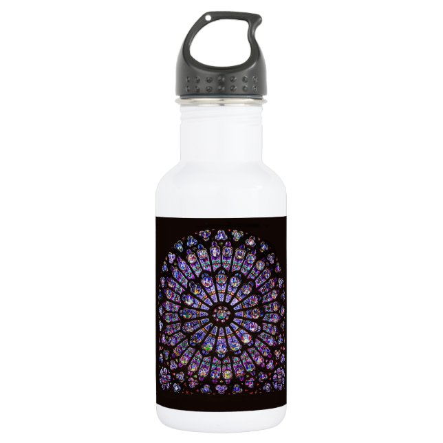Notre Dame Cathedral Paris Rose Window 532 Ml Water Bottle (Front)