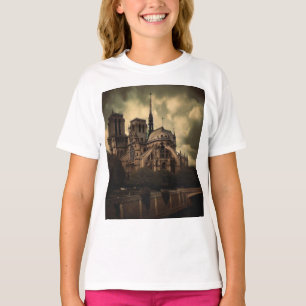 Notre Dame Cathedral Spier, Paris France T-Shirt