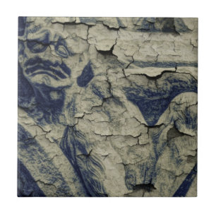 notre dame cathedral statue gothic gargoyle ceramic tile