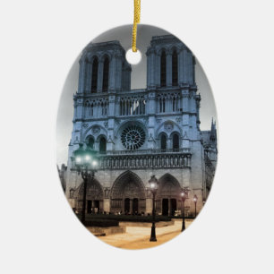 Notre Dame Ceramic Ornament