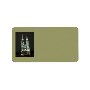 Notre Dame Church Address Label
