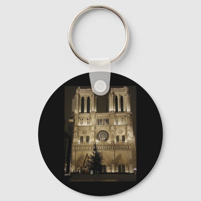 Notre Dame Church Key Ring (Front)