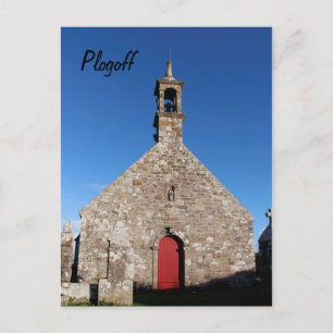 Notre Dame de Bon Voyage in Plogoff Postcard