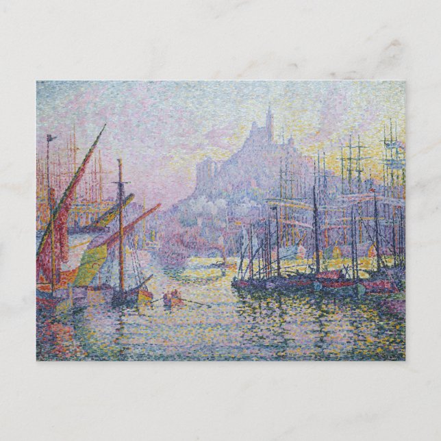 Notre Dame de la Garde (La Bonne-Mère) Signac Postcard (Front)