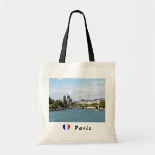 Notre Dame de Paris and Seine river - France Tote Bag