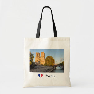 Notre Dame de Paris at Golden Hour - Paris, France Tote Bag